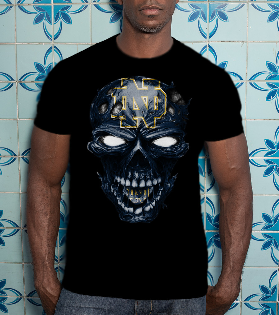 Skull ND Fighting Irish T-Shirt
