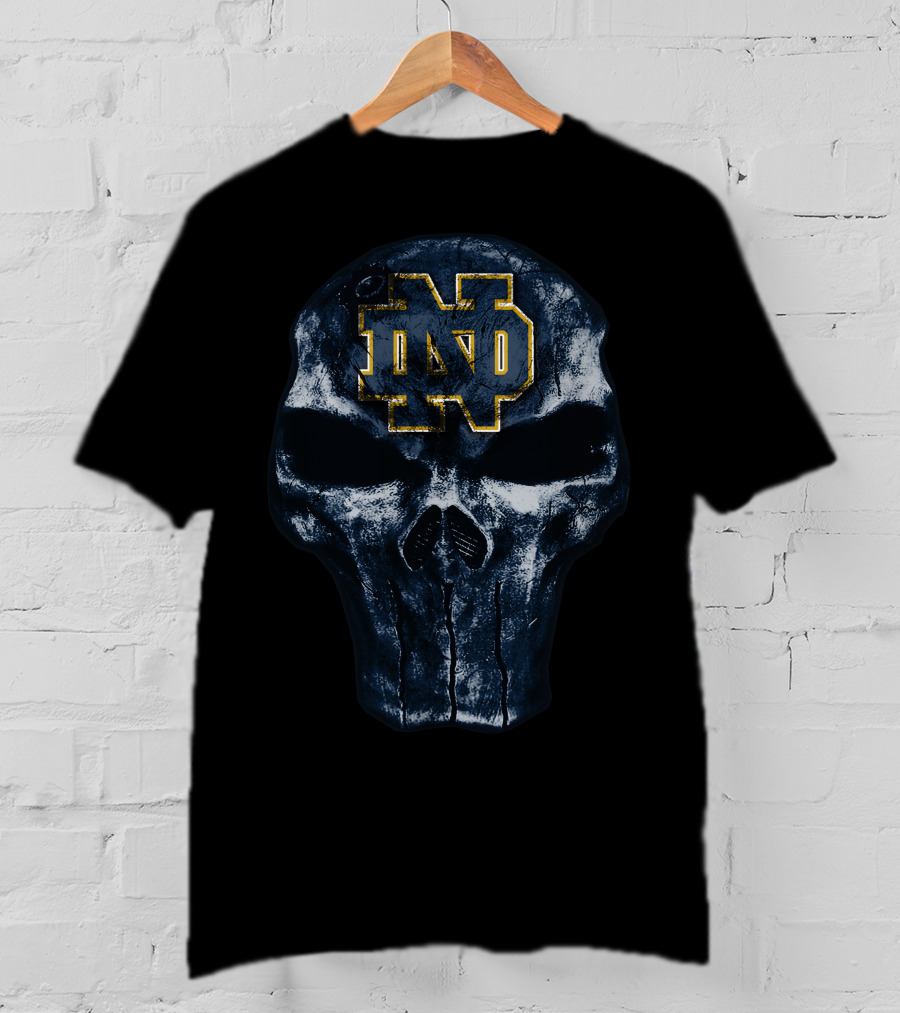 Notre Dame Fighting Irish ND Skull Emblem T-Shirt