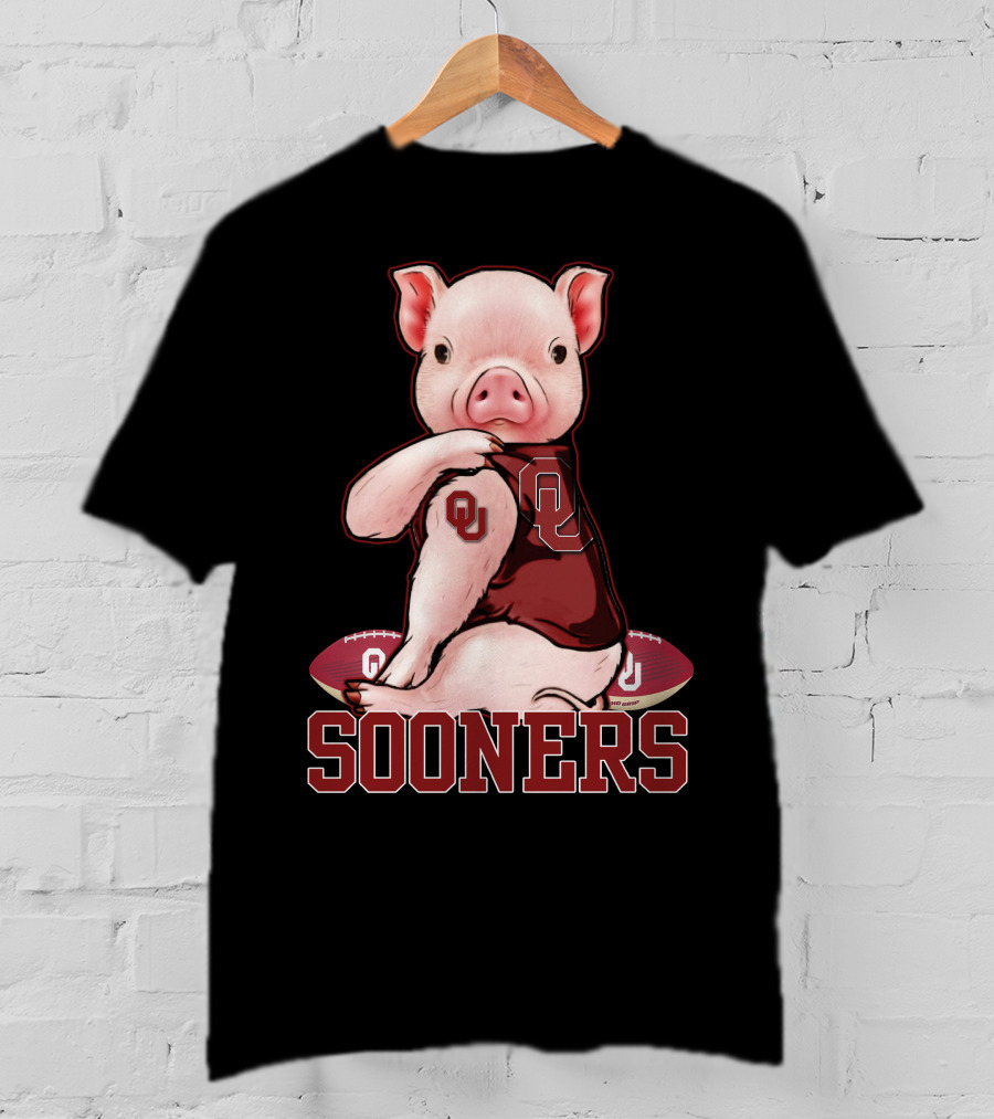 OU Pig Sooners Football T-Shirt