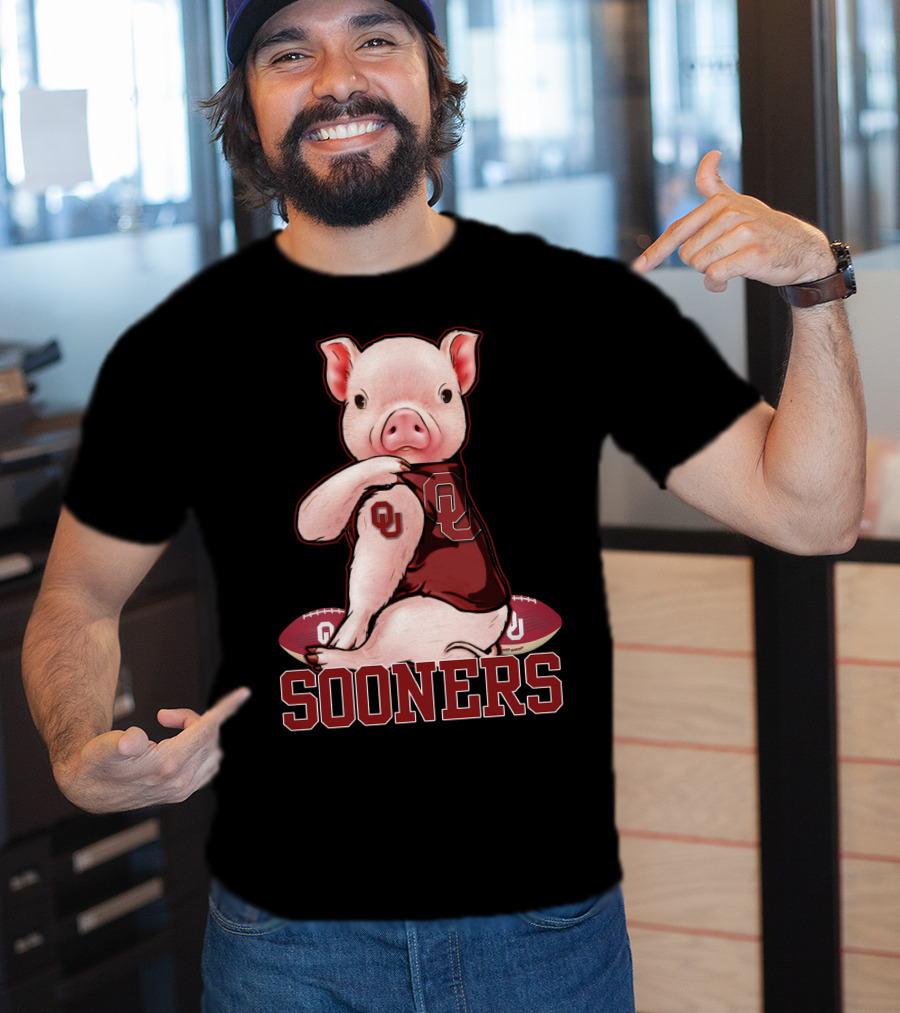 OU Pig Sooners Football T-Shirt