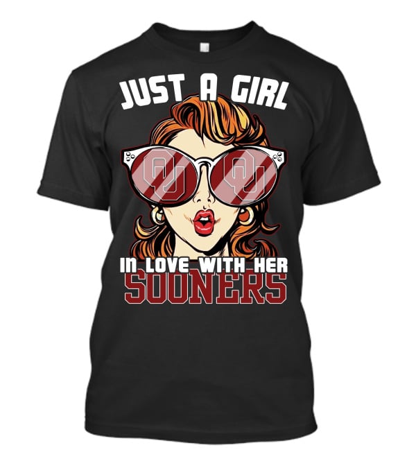Just A Girl In Love With Her Oklahoma Sooners T-Shirt