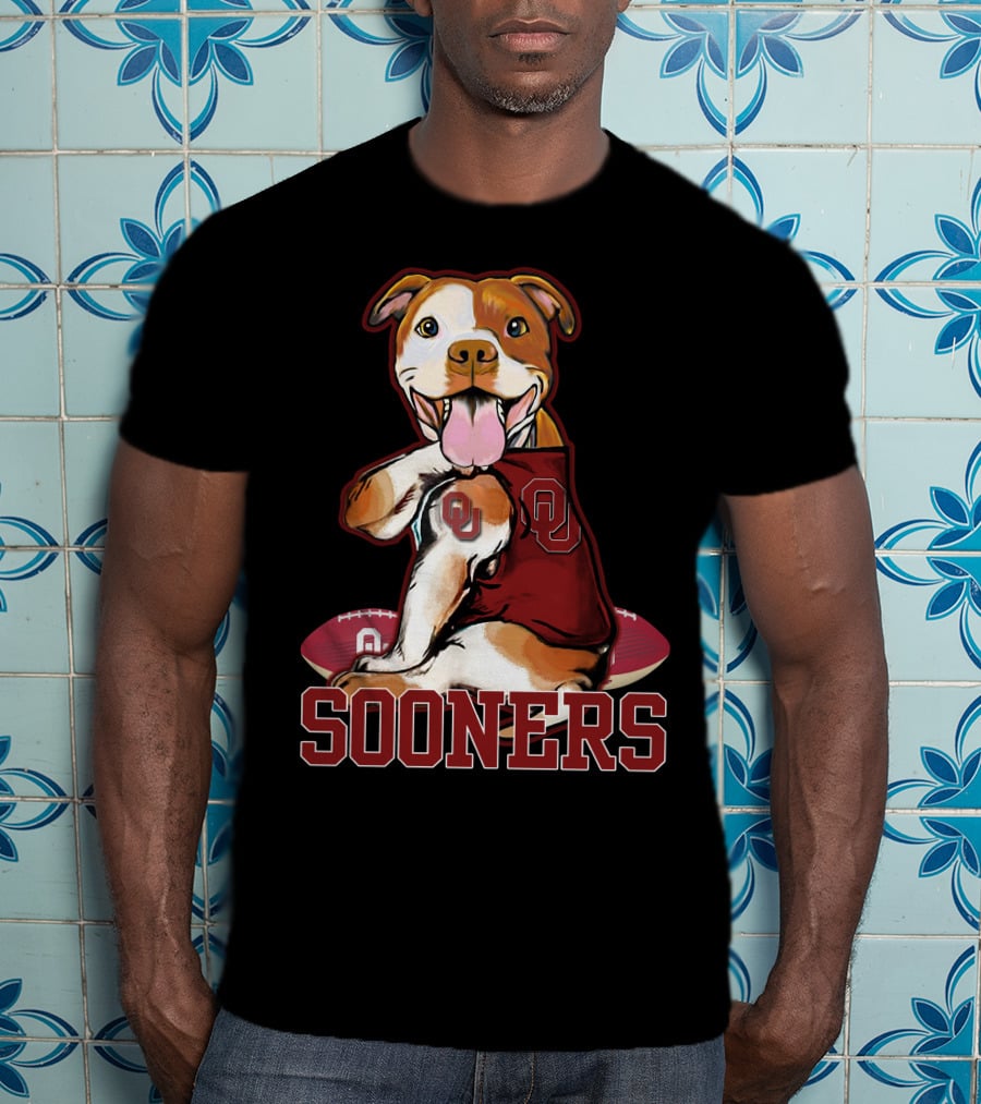 Pittbull OU Sooners Football Mascot T-Shirt