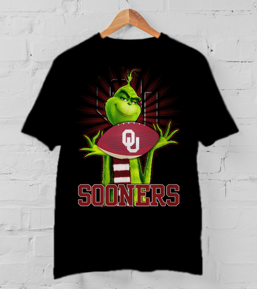 Grinch OU Sooners Football T-Shirt