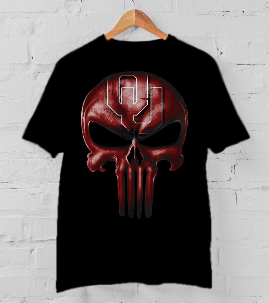 Skull OU Oklahoma Sooners T-Shirt