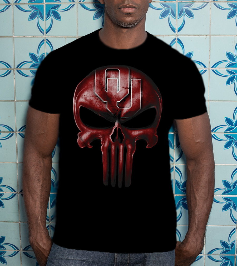 Skull OU Oklahoma Sooners T-Shirt