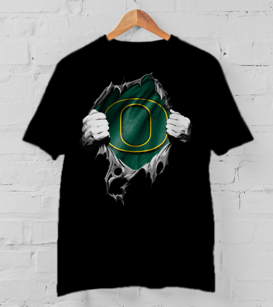 Oregon Ducks Ripped O T-Shirt
