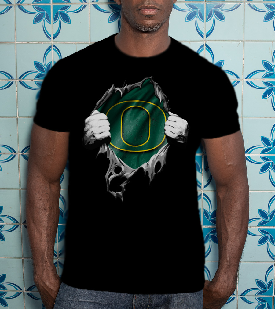 Oregon Ducks Ripped O T-Shirt