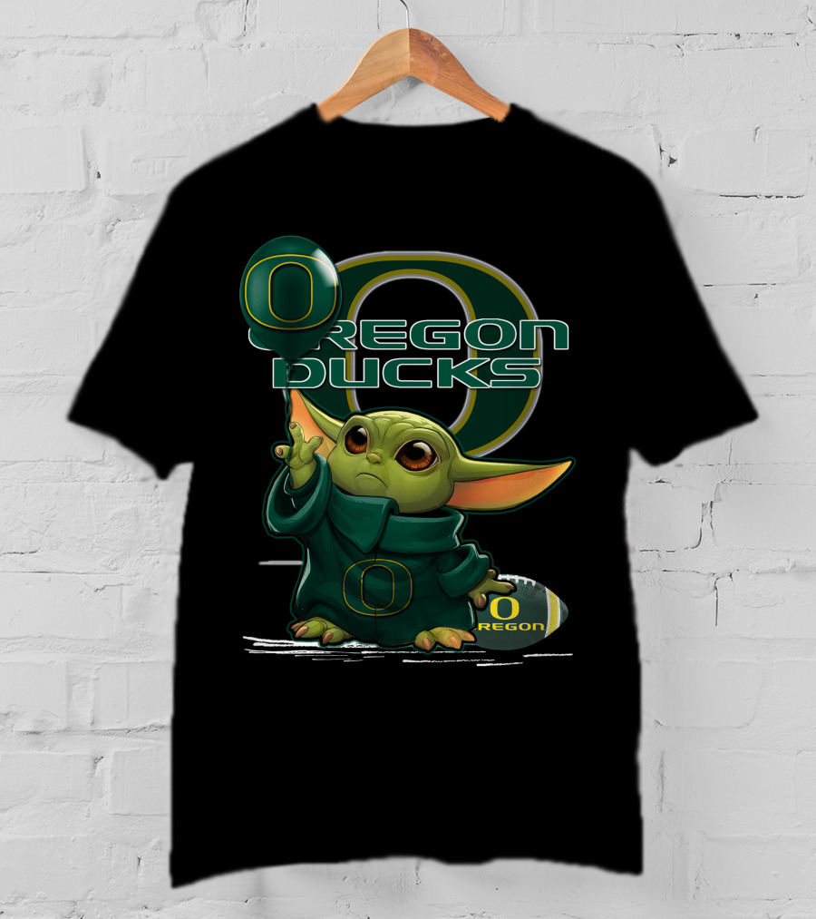 Yoda Oregon Ducks Football Mascot T-Shirt