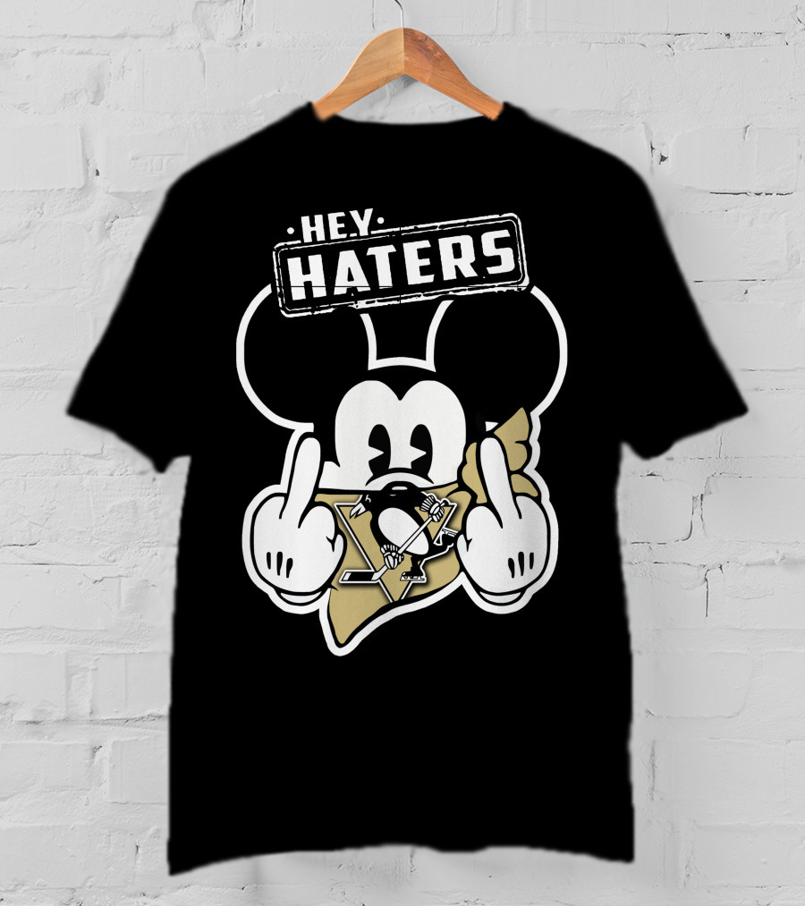Hey Haters Mick Pittsburgh Penguins T-Shirt
