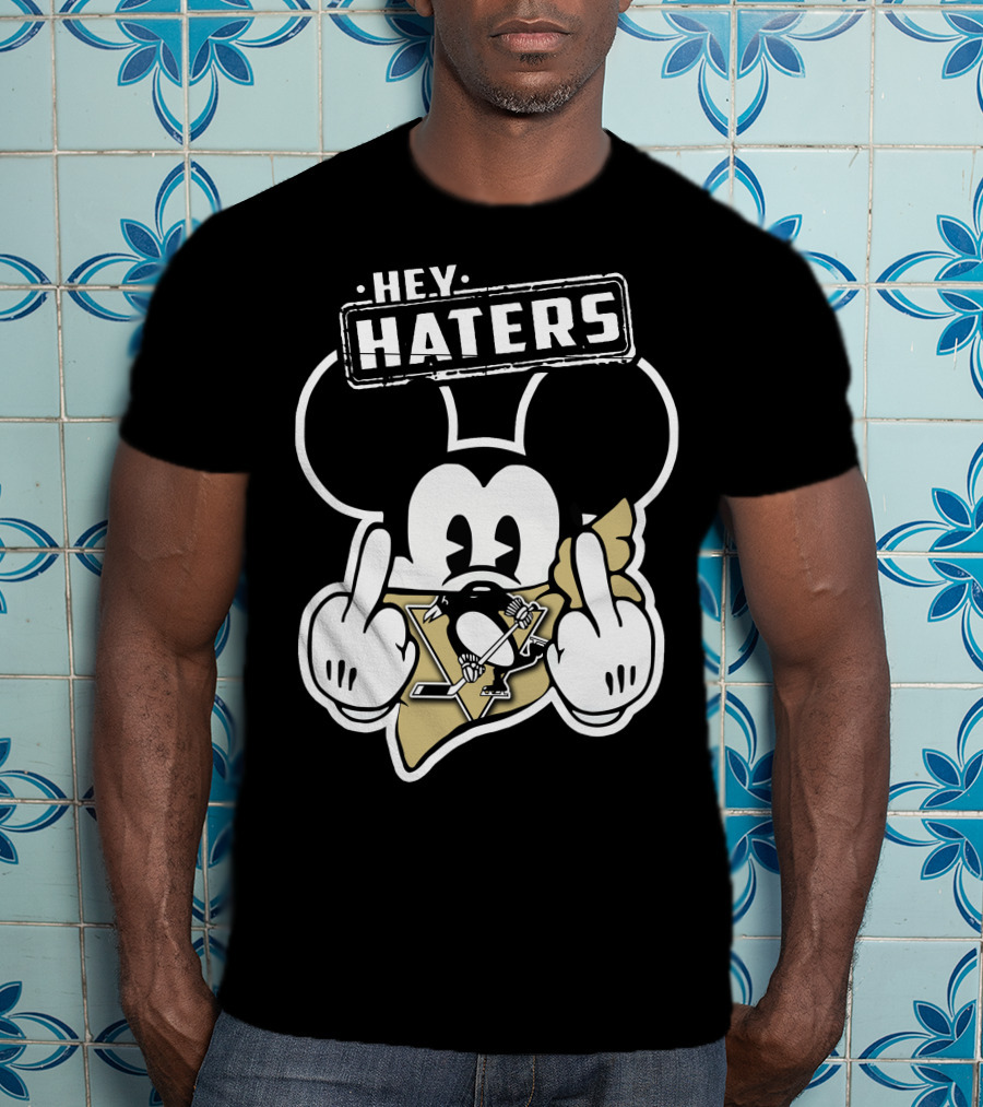 Hey Haters Mick Pittsburgh Penguins T-Shirt
