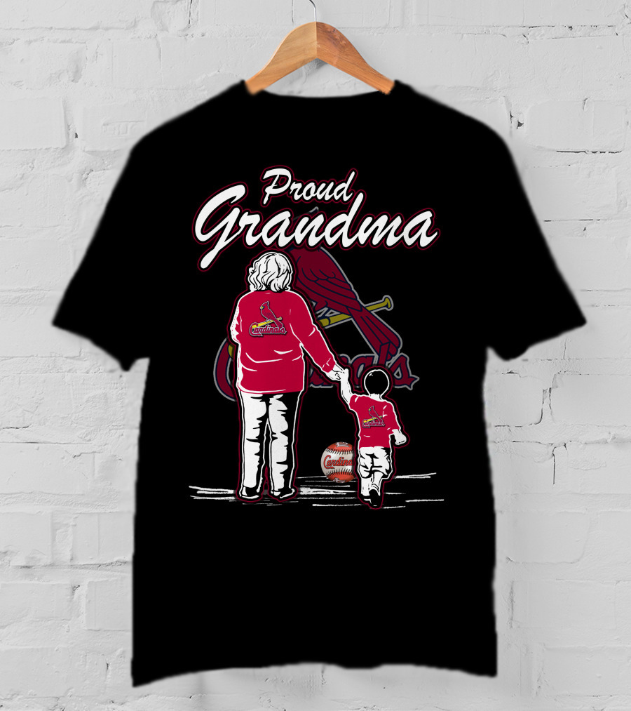 Proud Grandma St. Louis Cardinals T-Shirt