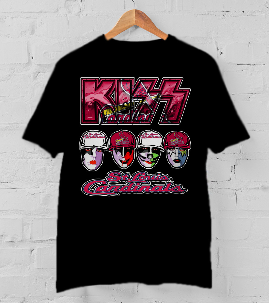 KISS Cardinals St. Louis Facepaint T-Shirt