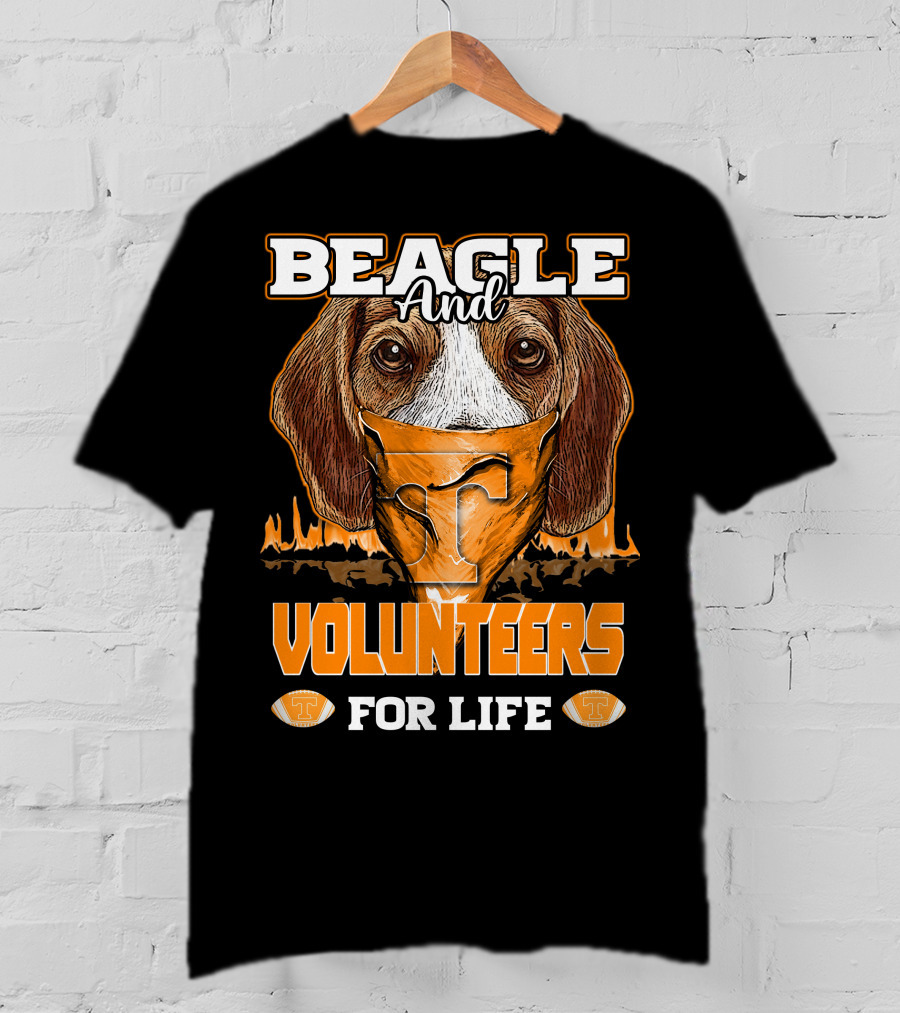 Beagle And Volunteers For Life Tennessee Volunteers T-Shirt