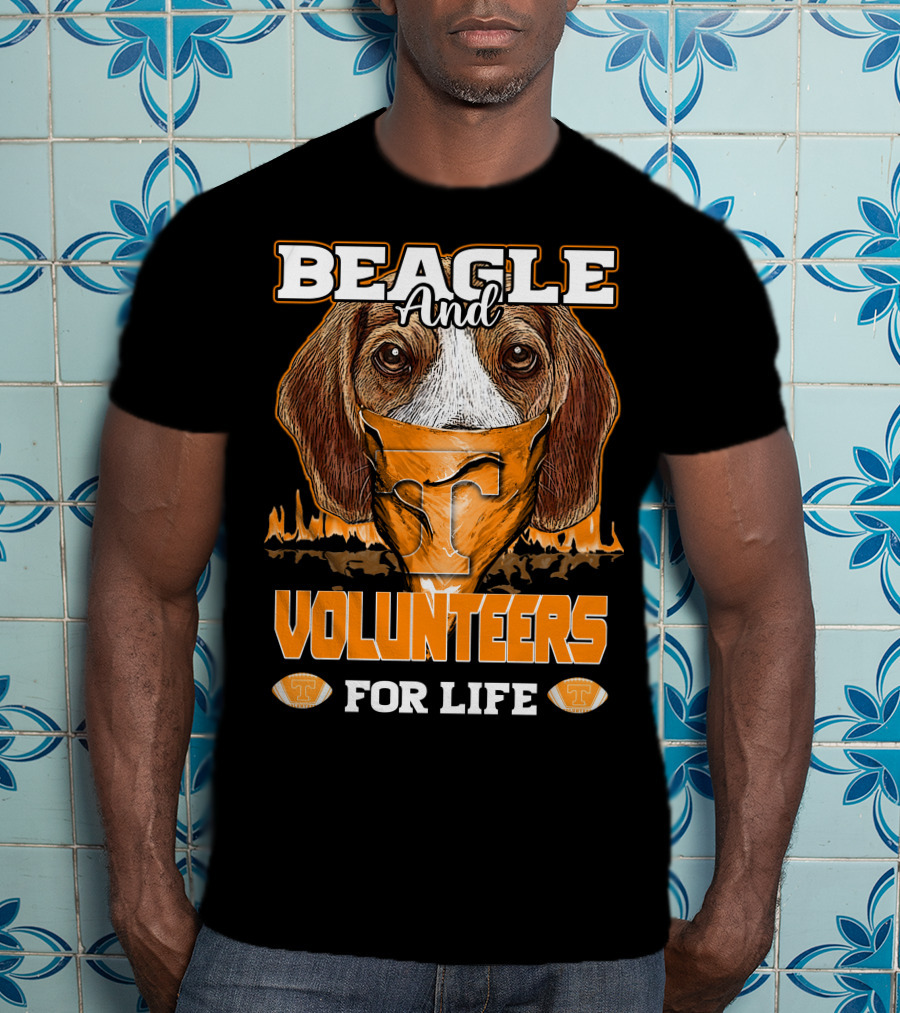 Beagle And Volunteers For Life Tennessee Volunteers T-Shirt