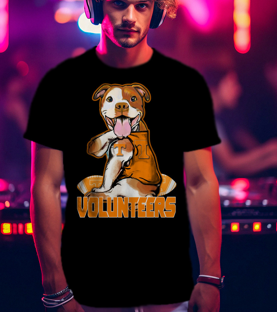 Pittbull Volunteers T-Shirt Tennessee Football T-Shirt