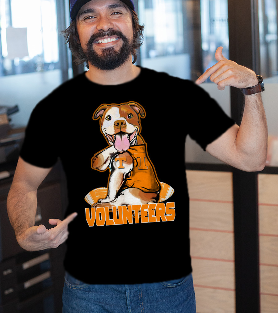 Pittbull Volunteers T-Shirt Tennessee Football T-Shirt