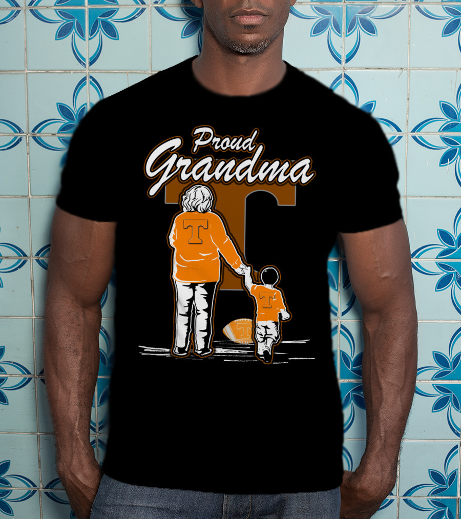Proud Grandma Tennessee Volunteers Football T-Shirt
