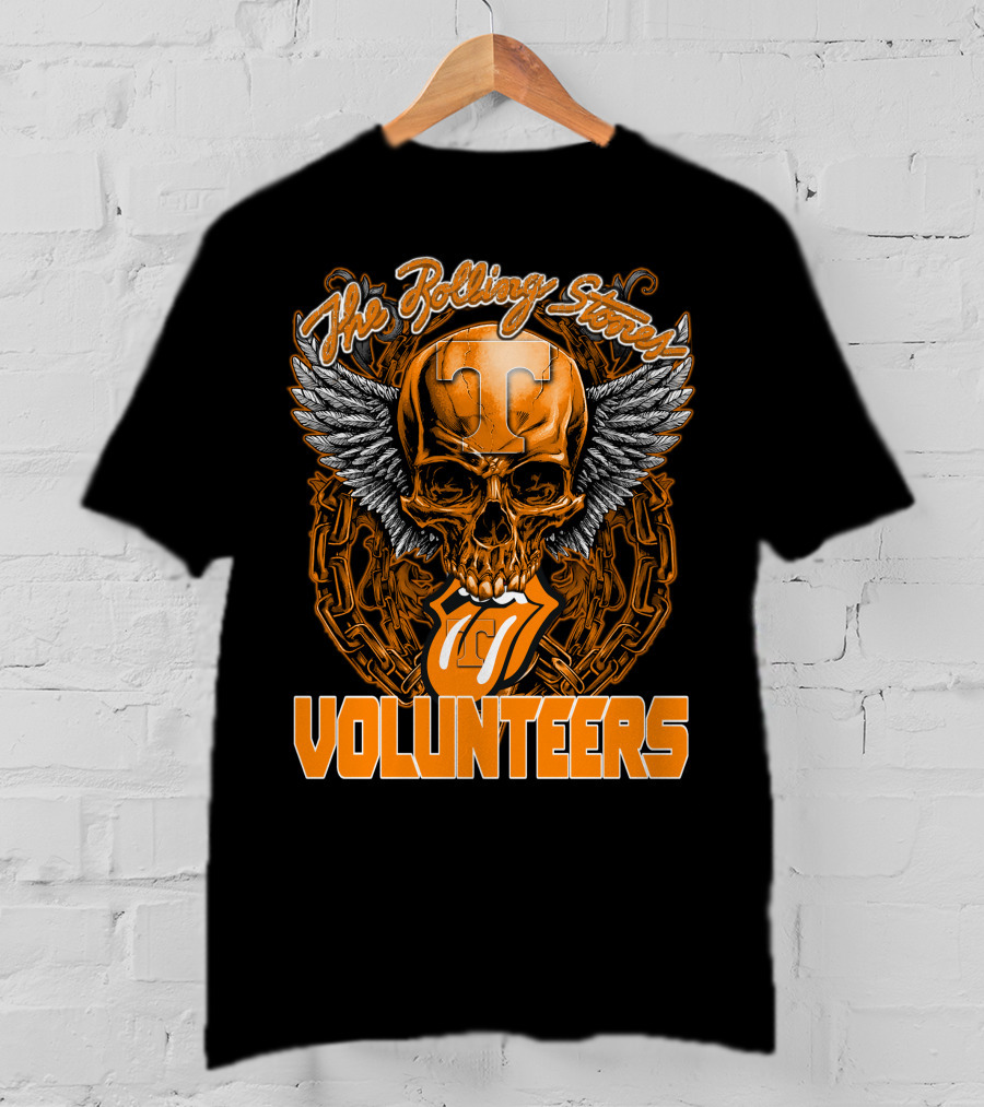 The Rolling Stones Volunteers Skull With Wings And Tennessee T-Shirt