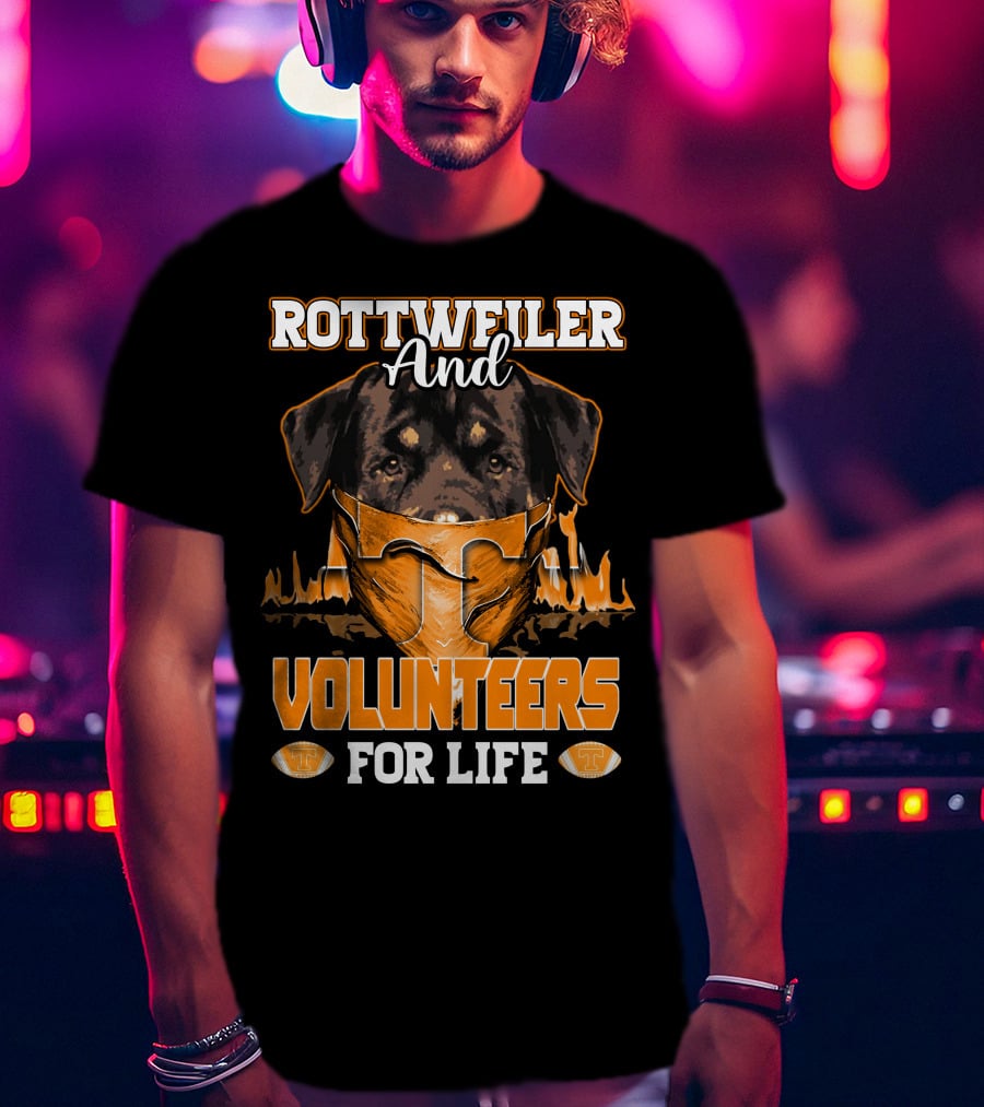 Rottweiler And Volunteers For Life Tennessee T-Shirt