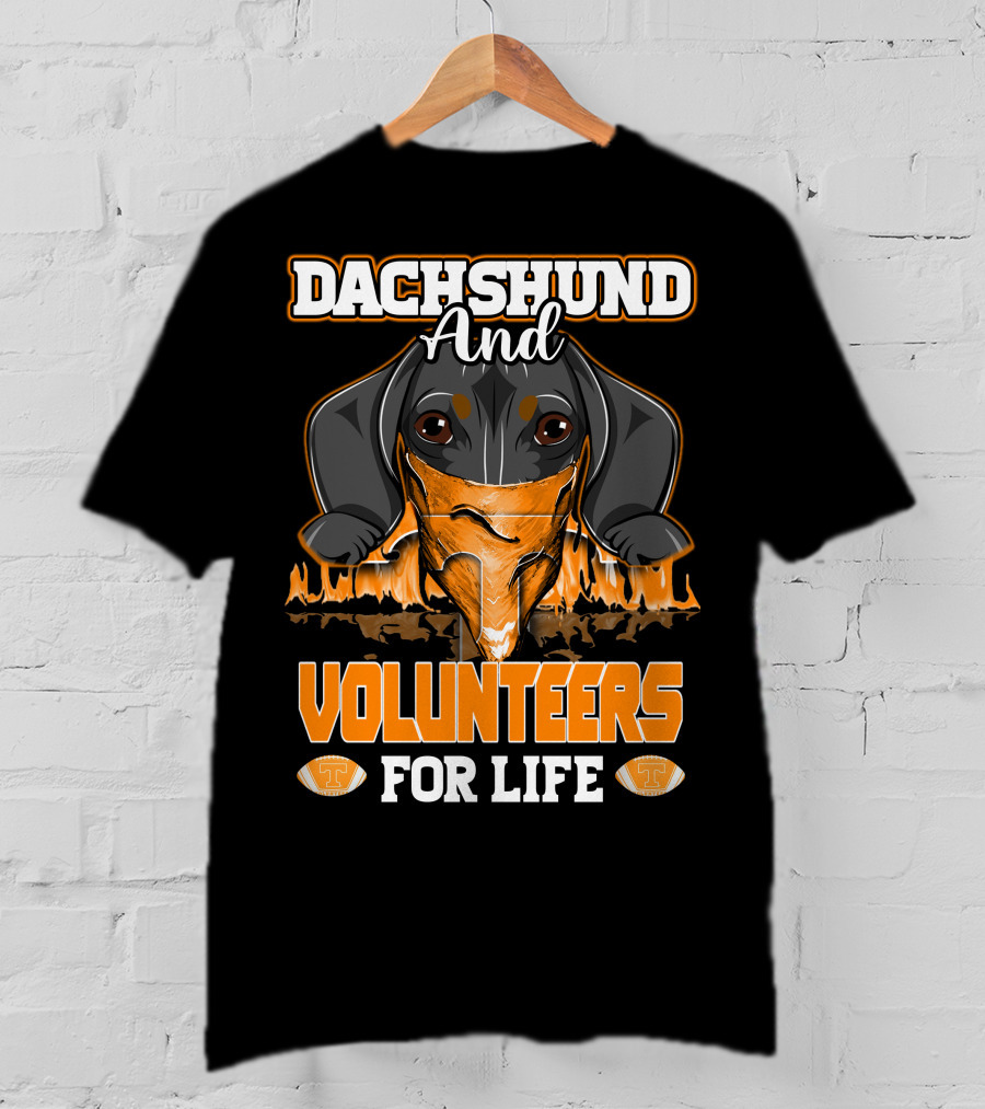 Dachshund And Volunteers For Life Tennessee T T-Shirt