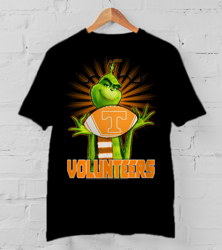 Grinch Volunteers Tennessee Football T T-Shirt