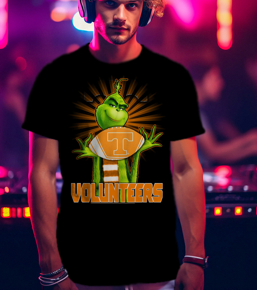 Grinch Volunteers Tennessee Football T T-Shirt