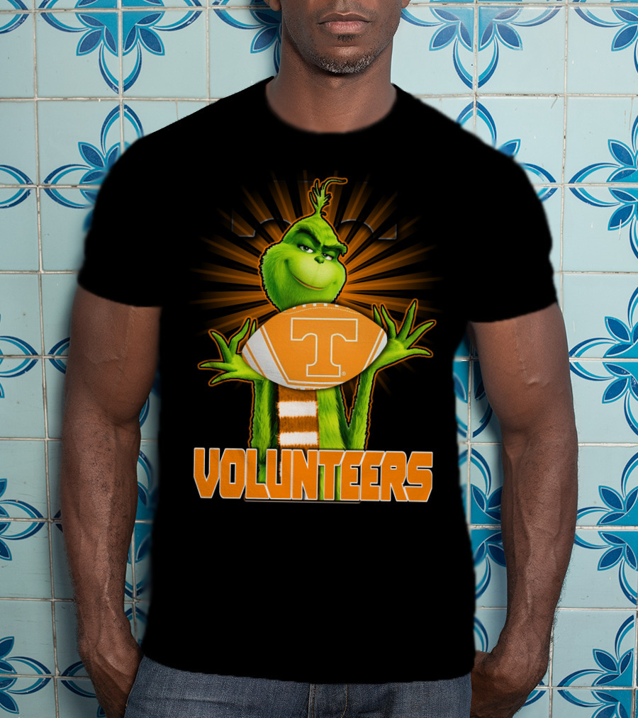 Grinch Volunteers Tennessee Football T T-Shirt