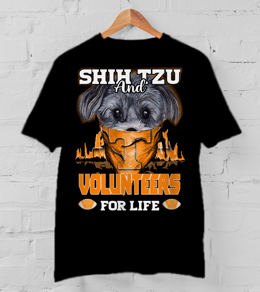 Shih Tzu And Volunteers For Life Tennessee Volunteers T-Shirt
