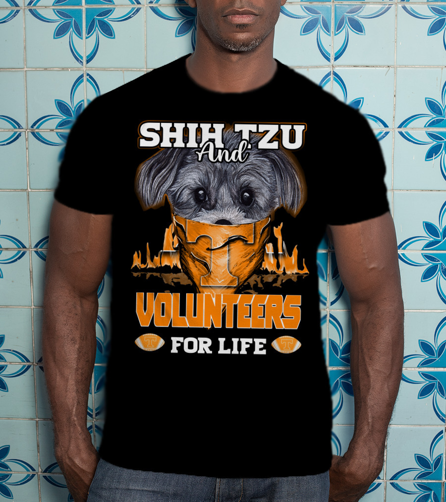 Shih Tzu And Volunteers For Life Tennessee Volunteers T-Shirt