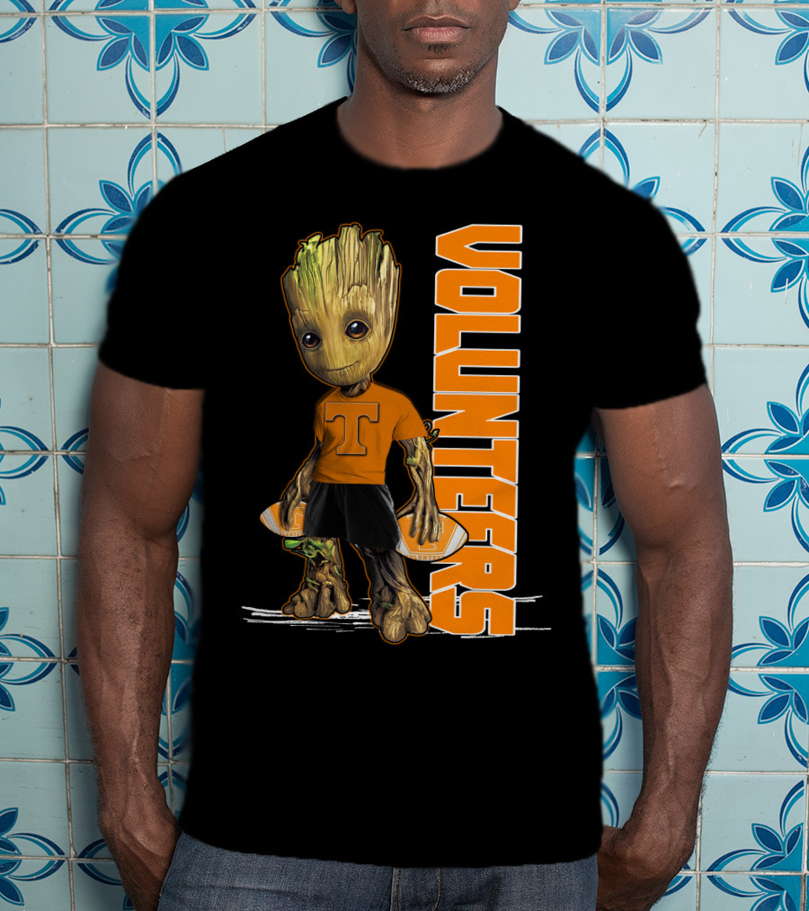 Groot Tennessee Volunteers Football Fan T-Shirt