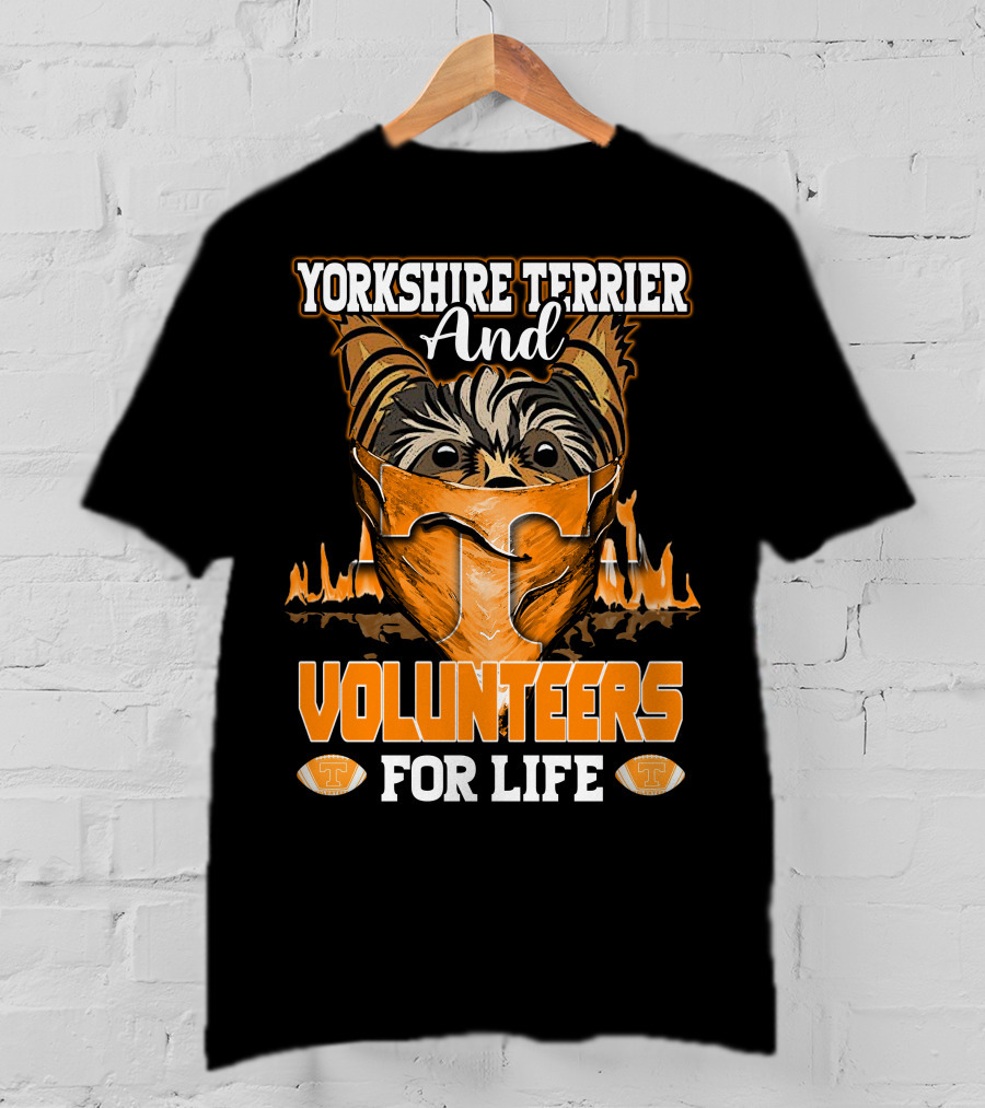 Yorkshire Terrier And Volunteers For Life T-Shirt