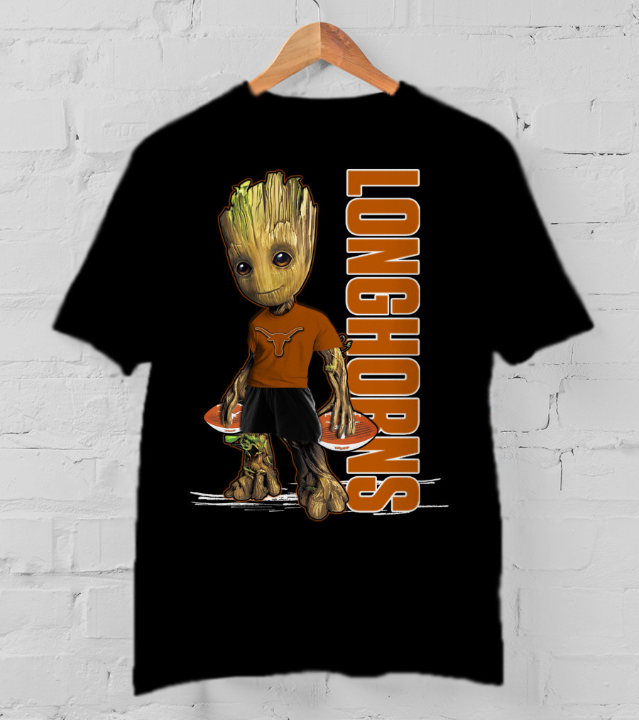 Groot Longhorns Texas Fan Mashup T-Shirt