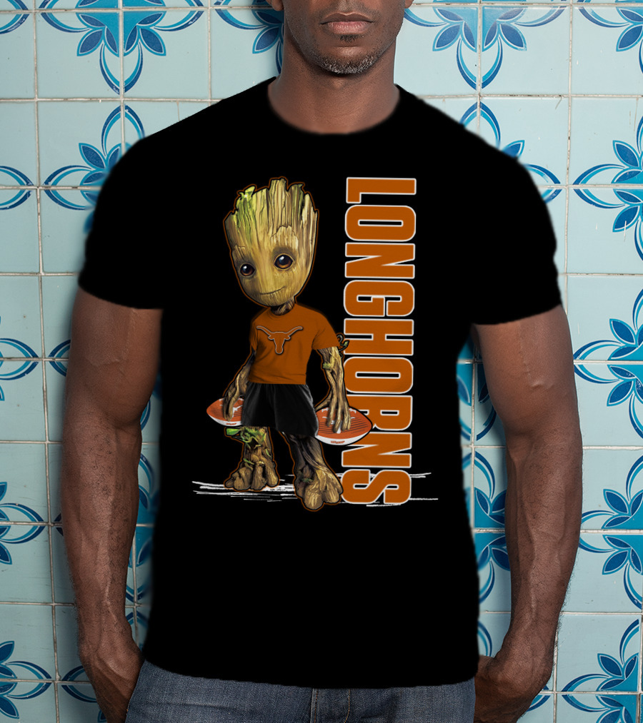 Groot Longhorns Texas Fan Mashup T-Shirt