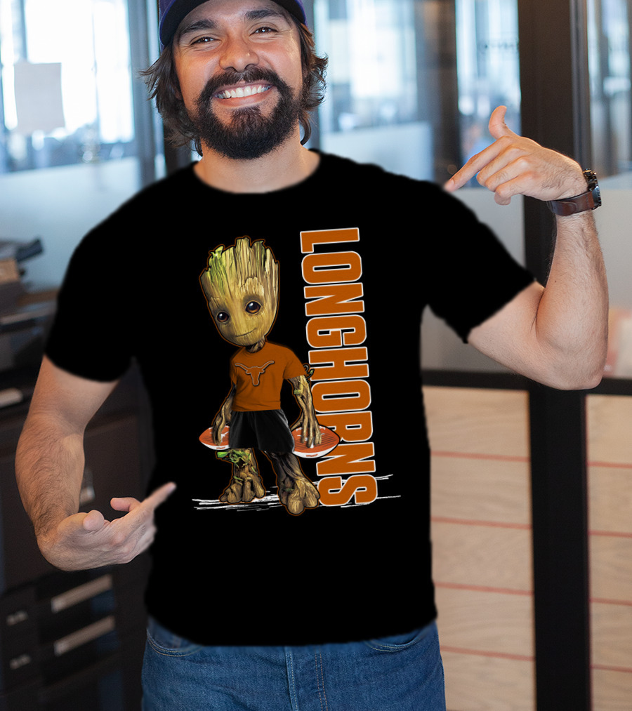 Groot Longhorns Texas Fan Mashup T-Shirt