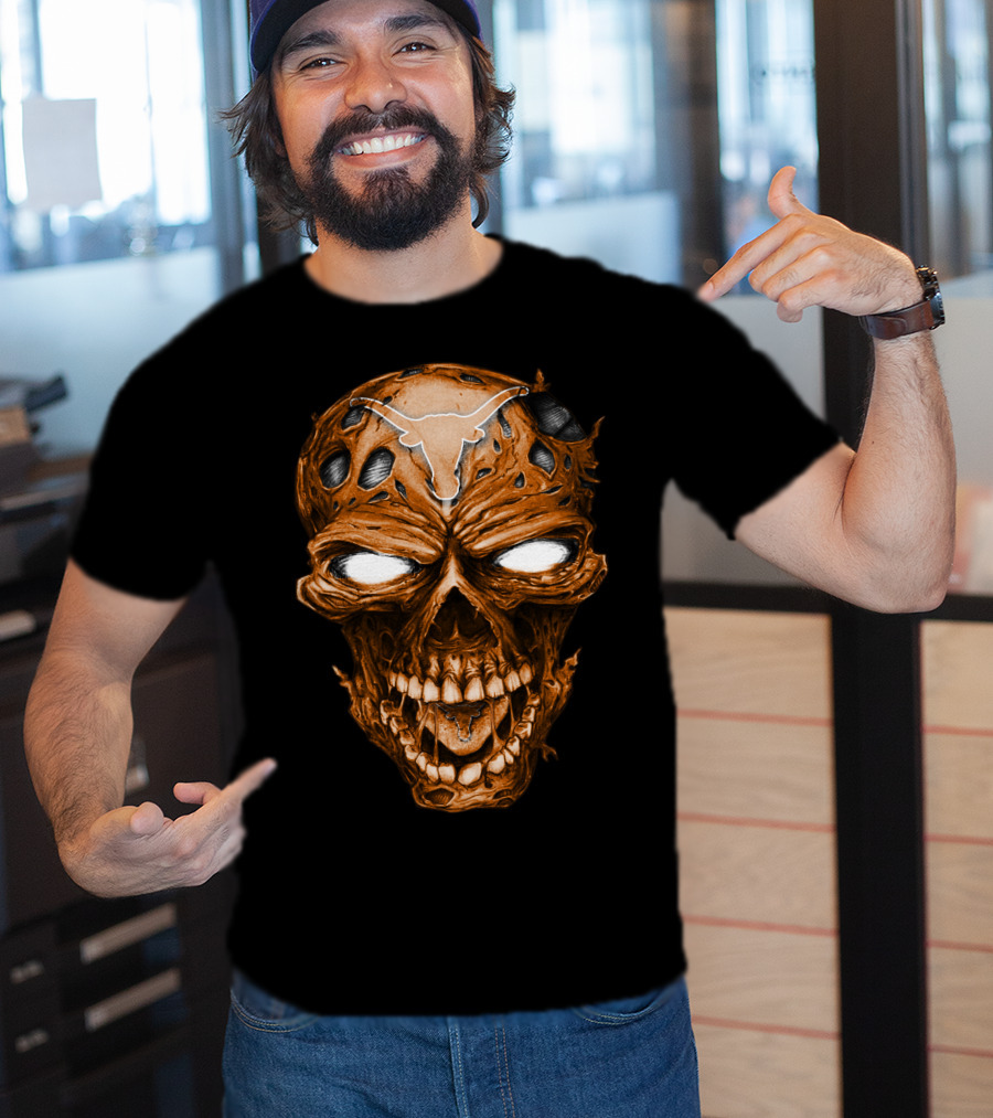 Texas Longhorns Skull T-Shirt