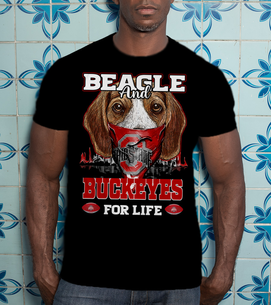 Beagle And Buckeyes For Life Ohio State T-Shirt