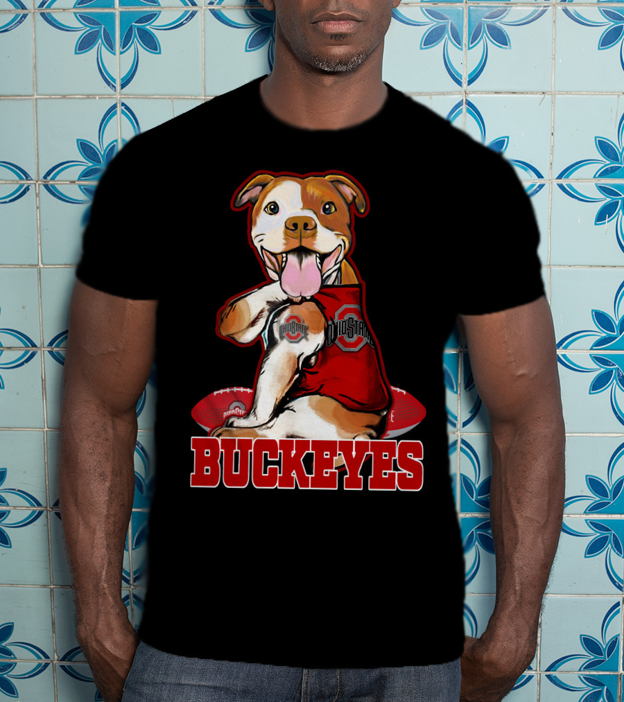 Buckeyes Pitbull Ohio State Football Team Spirit T-Shirt