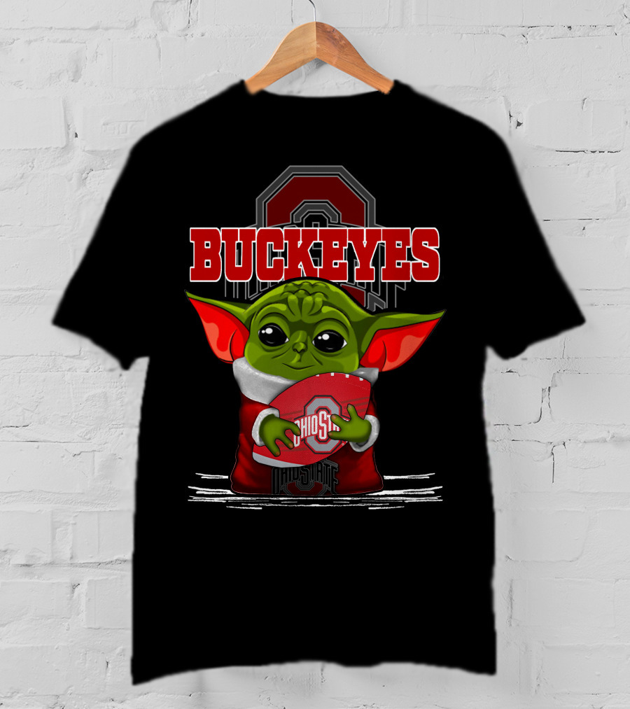 Ohio State Buckeyes Yoda Football Fan T-Shirt