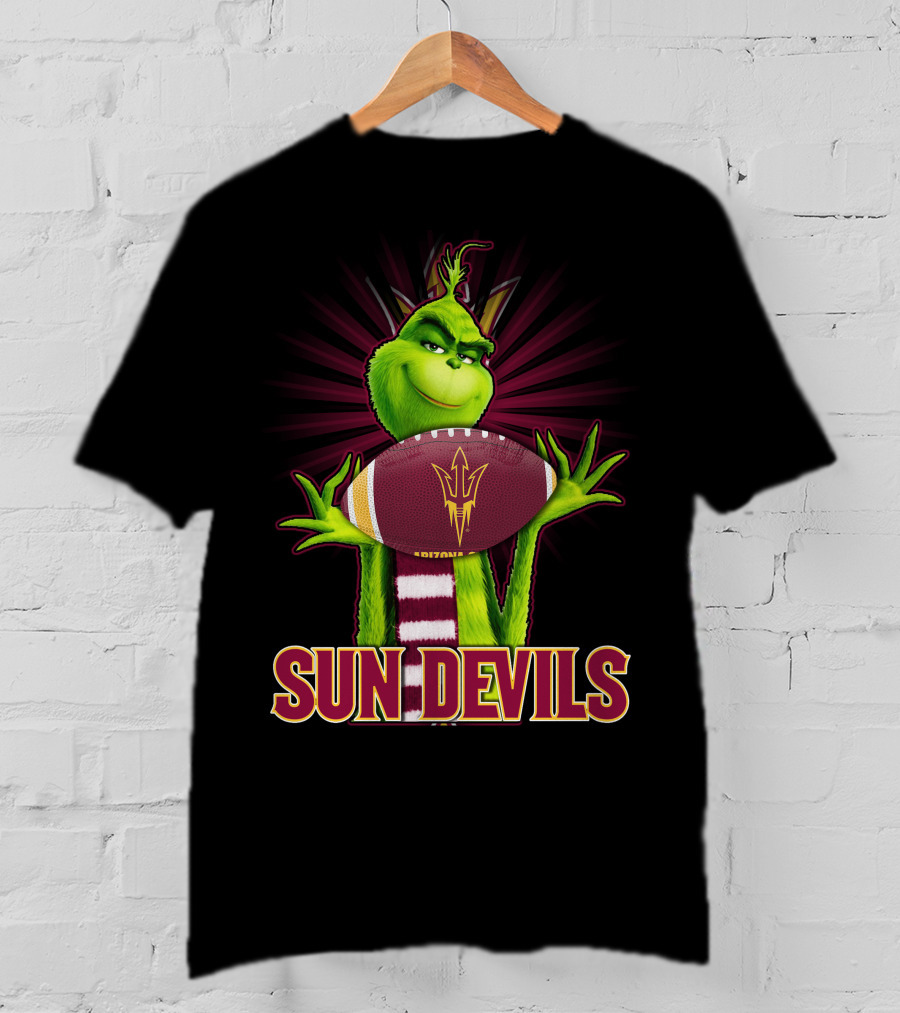 Grinch Arizona State Sun Devils Football T-Shirt