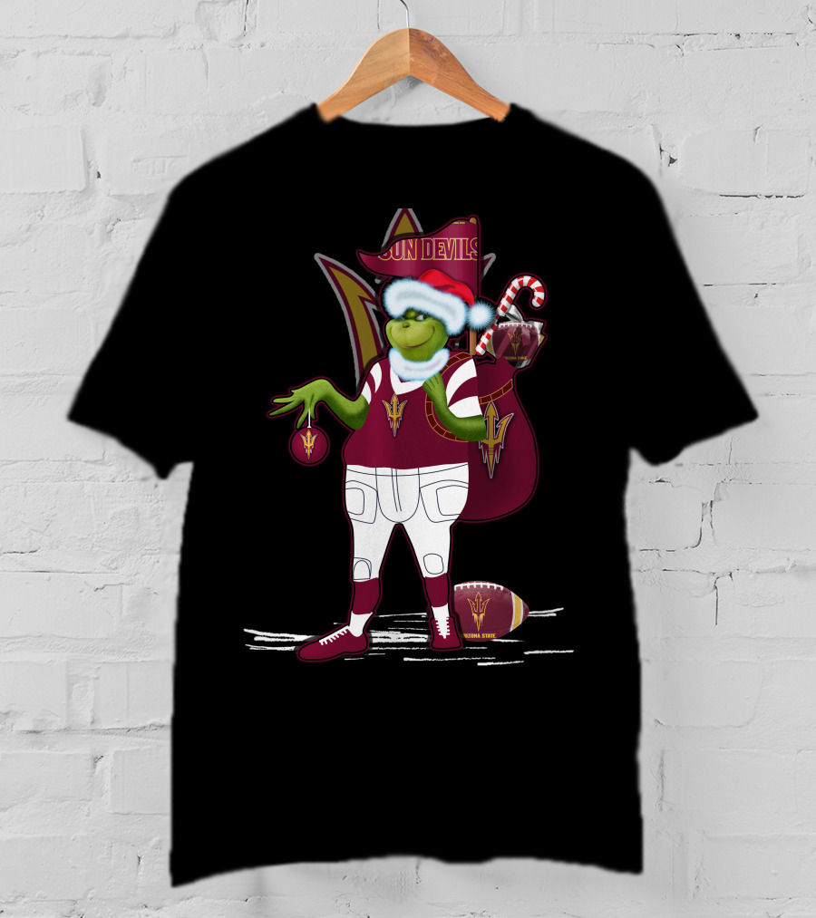 Grinchxmas Sun Devils Arizona State University Christmas T-Shirt