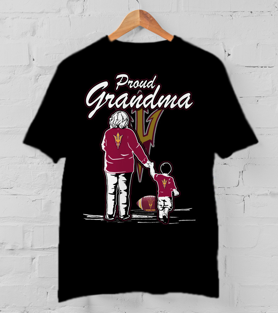 Proud Grandma Sun Devils Arizona State Football Fan T-Shirt
