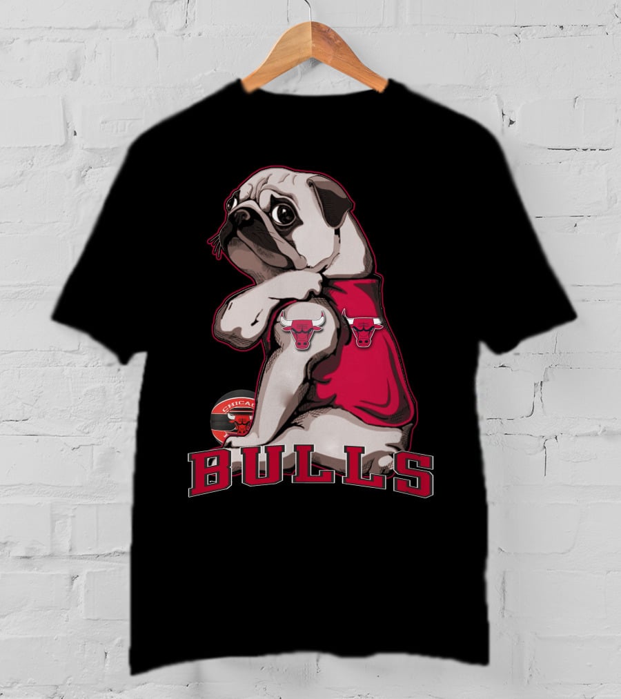 Pug Chicago Bulls Bulls T-Shirt