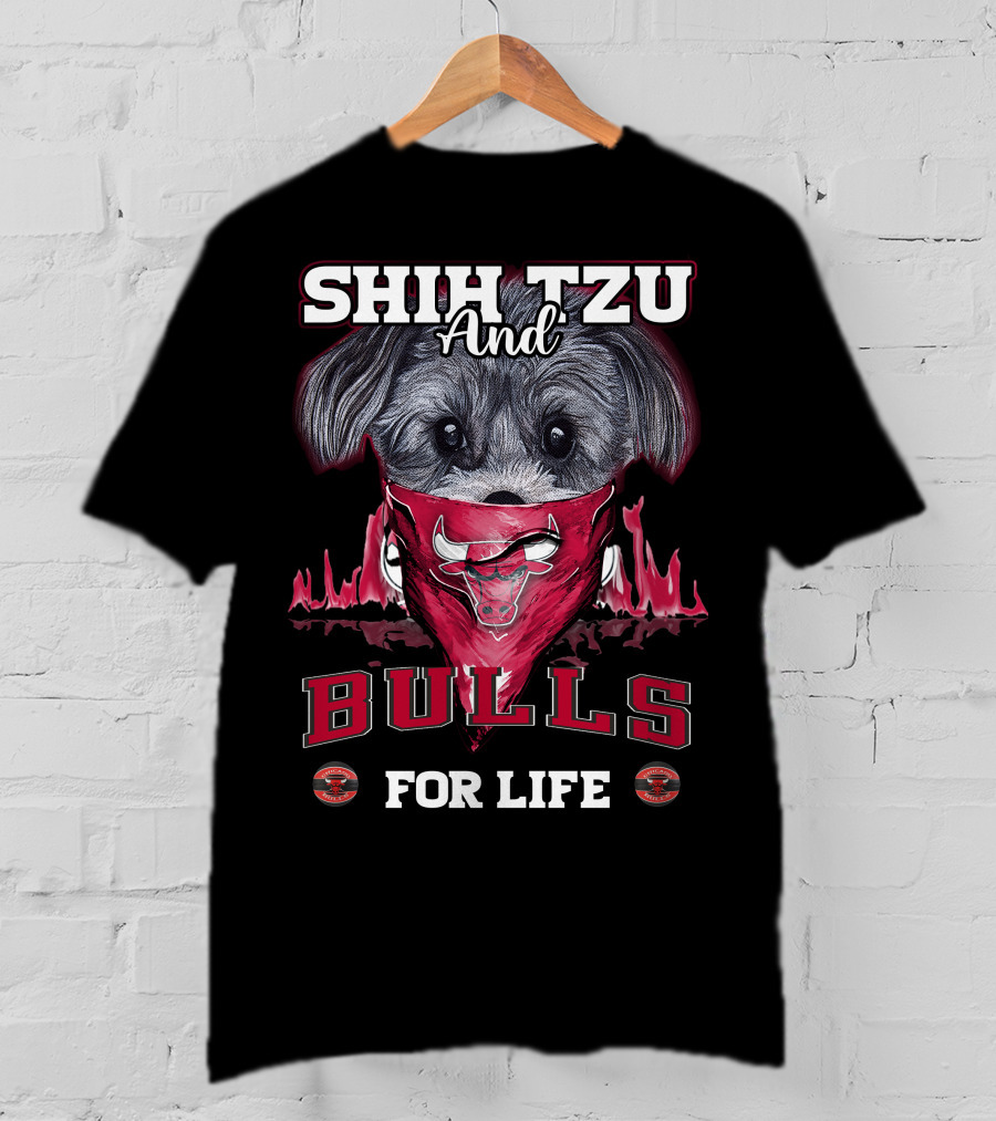 Shih Tzu And Bulls For Life T-Shirt