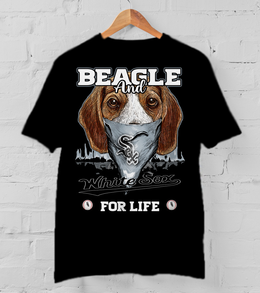 Beagle And White Sox For Life T-Shirt