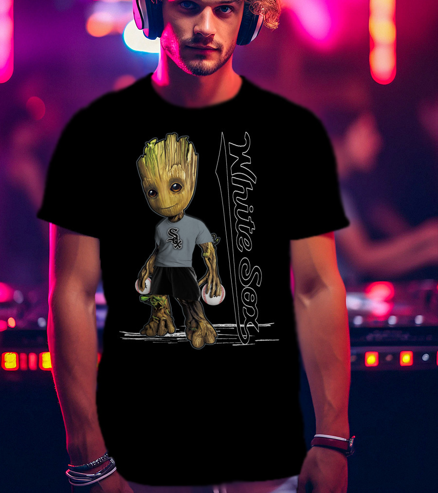 Groot Chicago White Sox Baseball Fan T-Shirt