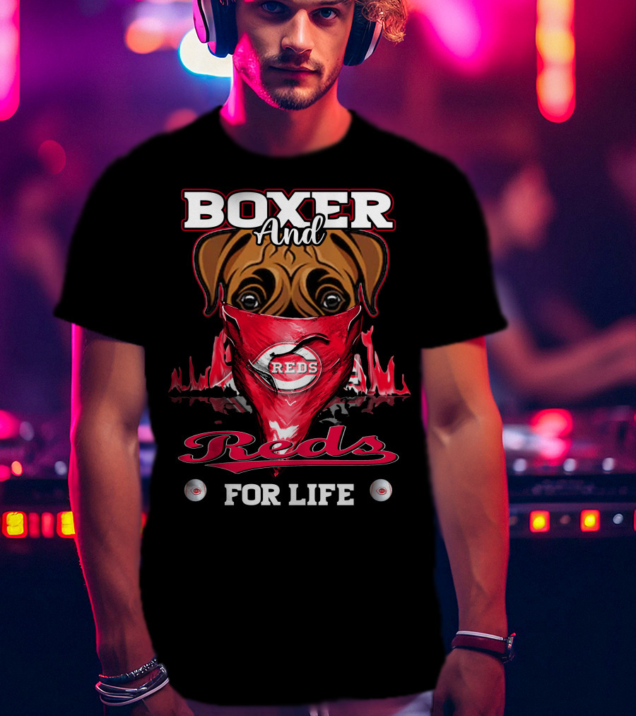 Boxer And Reds For Life T-Shirt