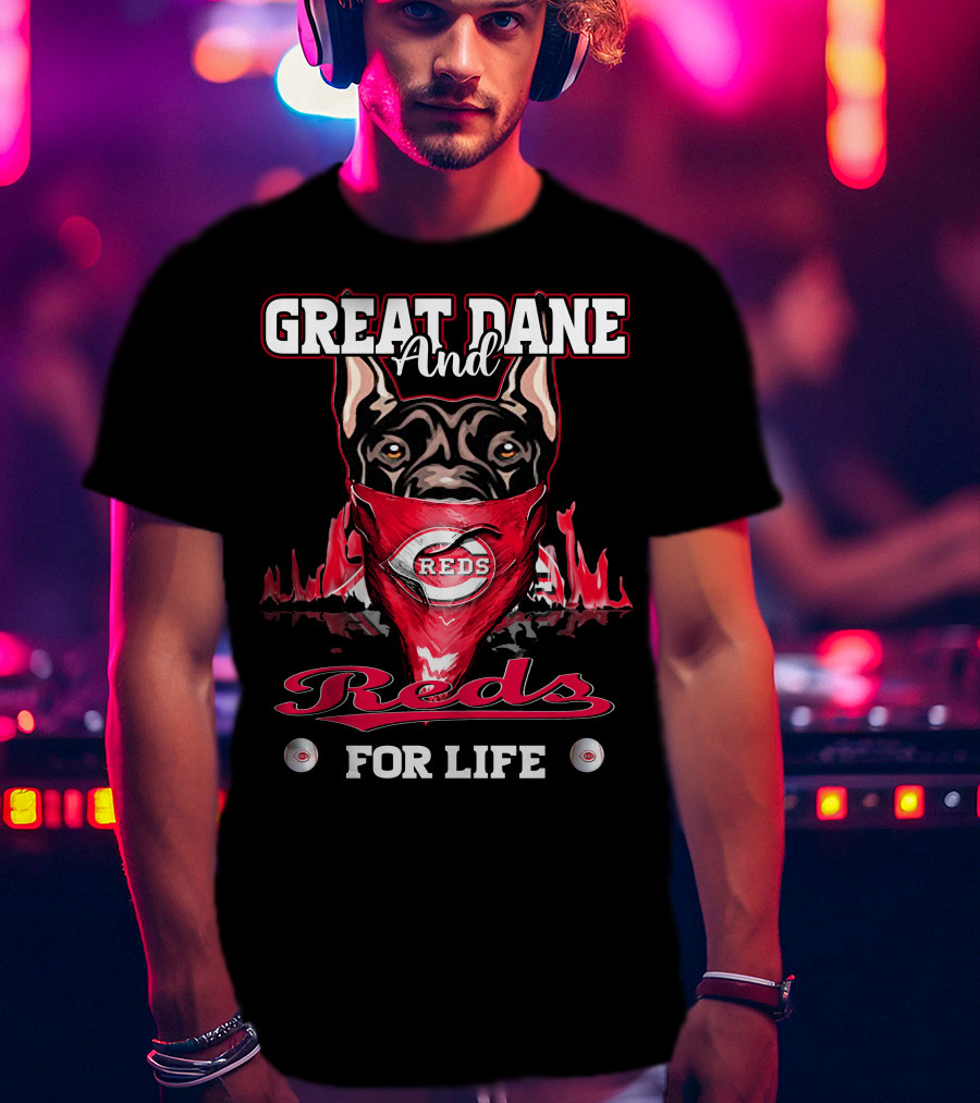 Great Dane And Reds For Life T-Shirt