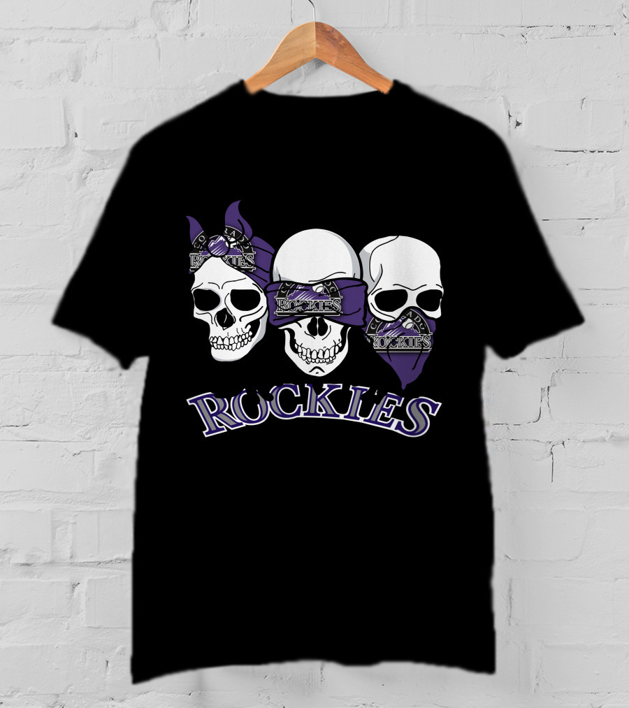 Rockies Three Skull Bandana T-Shirt