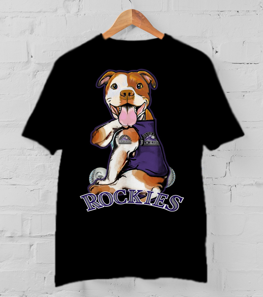 Rockies Pittbull Colorado Baseball T-Shirt