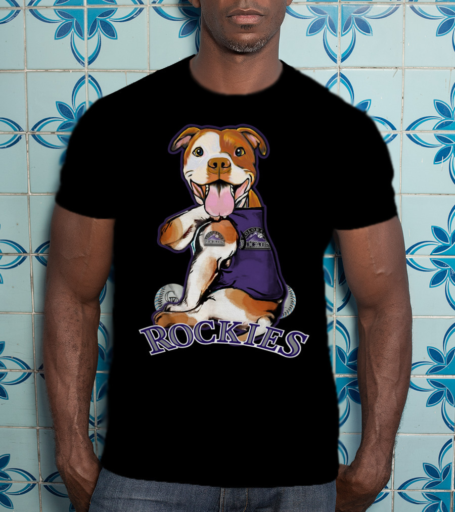 Rockies Pittbull Colorado Baseball T-Shirt